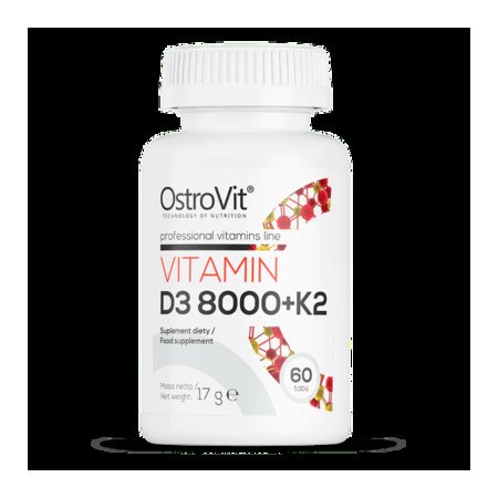 VITAMINA D3 8000+K2 60TABS