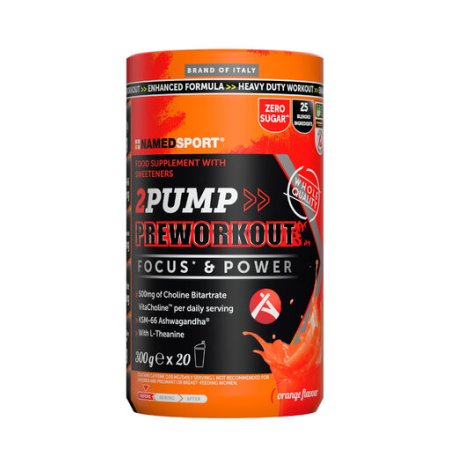 2PUMP PREWORKOUT 300G ORANGE