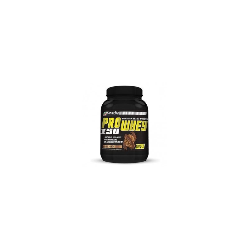 Vendita online Proteine PRO WHEY ISO COOKIES & CREAM 900GRAMMI costo  32,00 €  spedizione in 24h