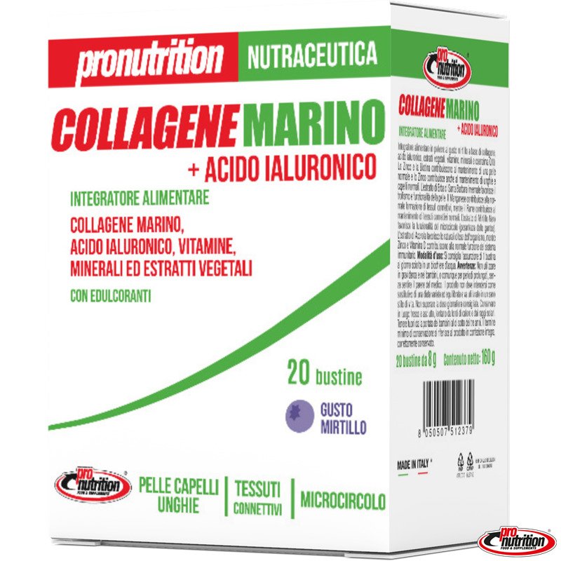 Vendita online ALTRI COLLAGENE MARINO + ACIDO IALURONICO IN BUSTINE costo  25,00 €  spedizione in 24h