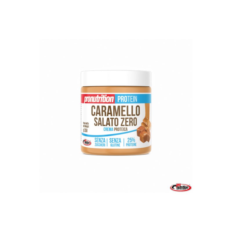 Vendita online CREMA PROTEICA CREMA ZERO SPALMABILE CARAMELLO SALATO 350 GR costo  8,00 €  spedizione in 24h