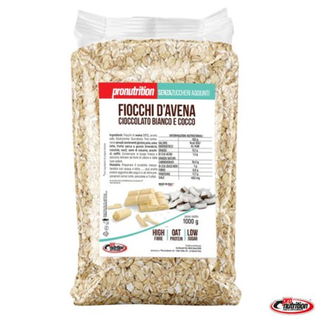 Fiocchi d'avena cocco bianco