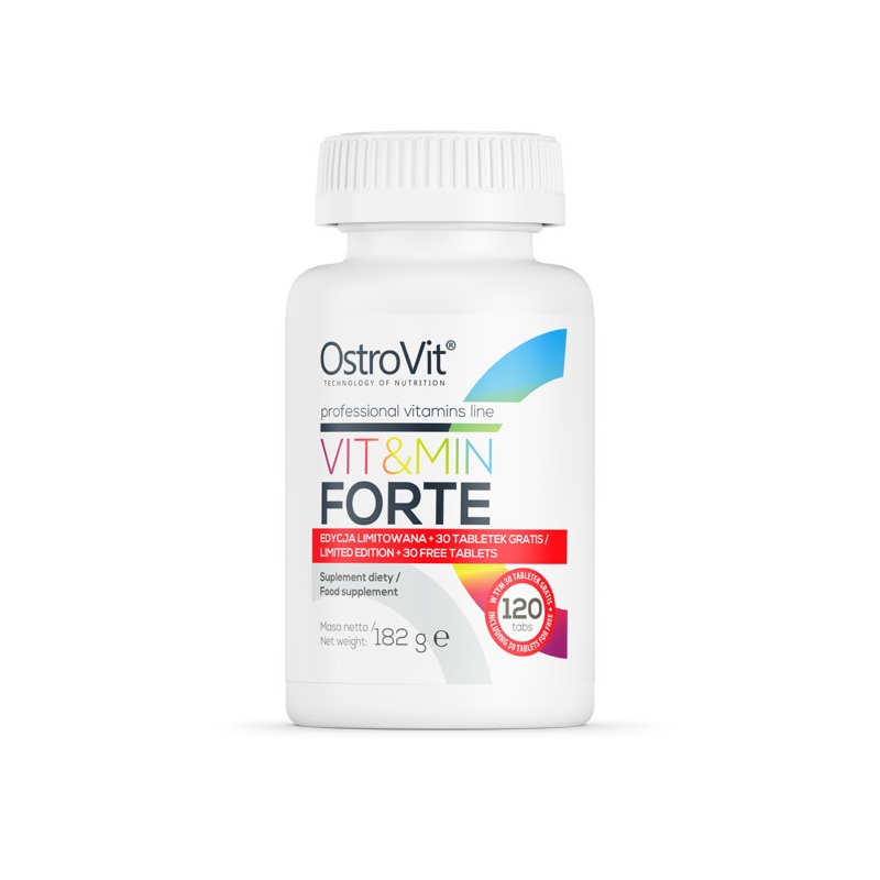 Vendita online VIT & MINERALI VIT&MIN FORTE 120 TABS costo  8,00 €  spedizione in 24h