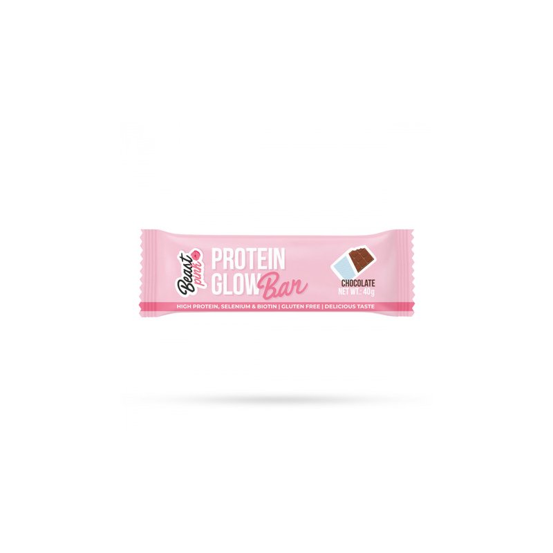 Vendita online BARRETTA PROTEICA PROTEIN GLOW BAR BEAST PINK 40GR CIOCCOLATO costo  2,50 €  spedizione in 24h