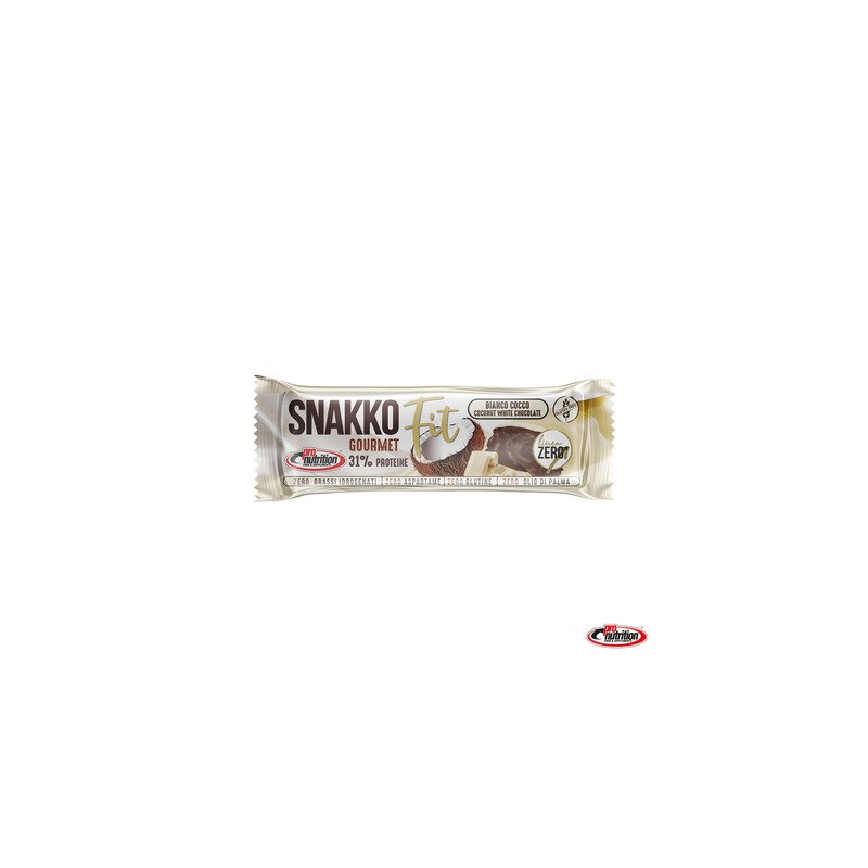 Vendita online BARRETTA PROTEICA SNAKKO FIT gourmet bianco Cocco costo  2,00 €  spedizione in 24h