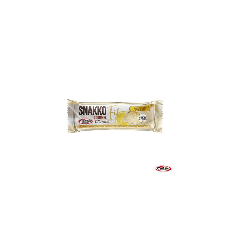 Vendita online BARRETTA PROTEICA SNAKKO GOURMET BIANCO LIMONE costo  2,00 €  spedizione in 24h