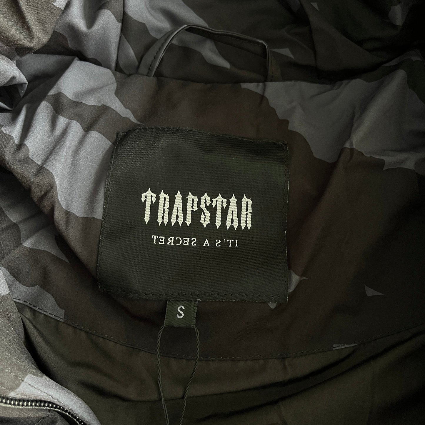 Trapstar Puffer Jacket Hyperdrive Technical Black Tiger Camo