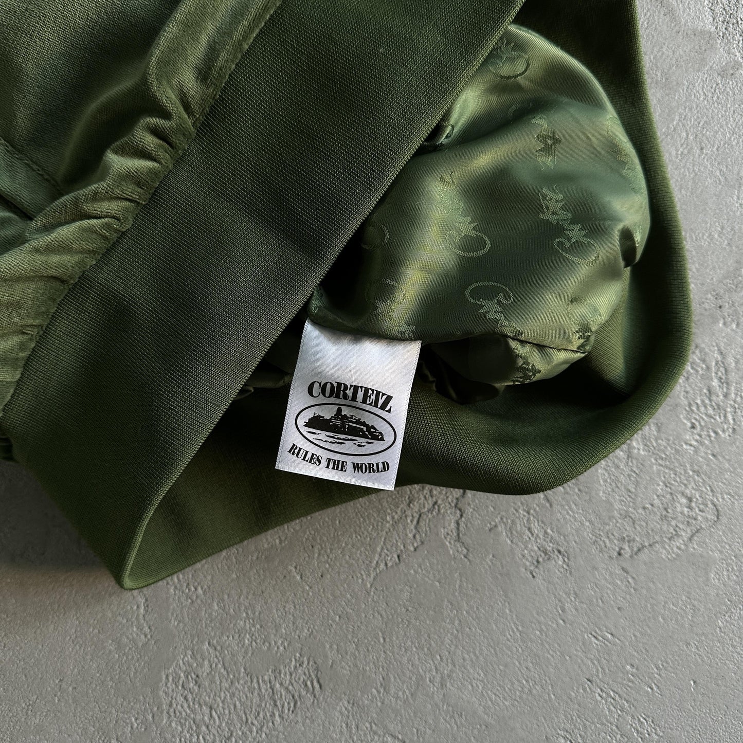 Corteiz Velvet Jacket Green