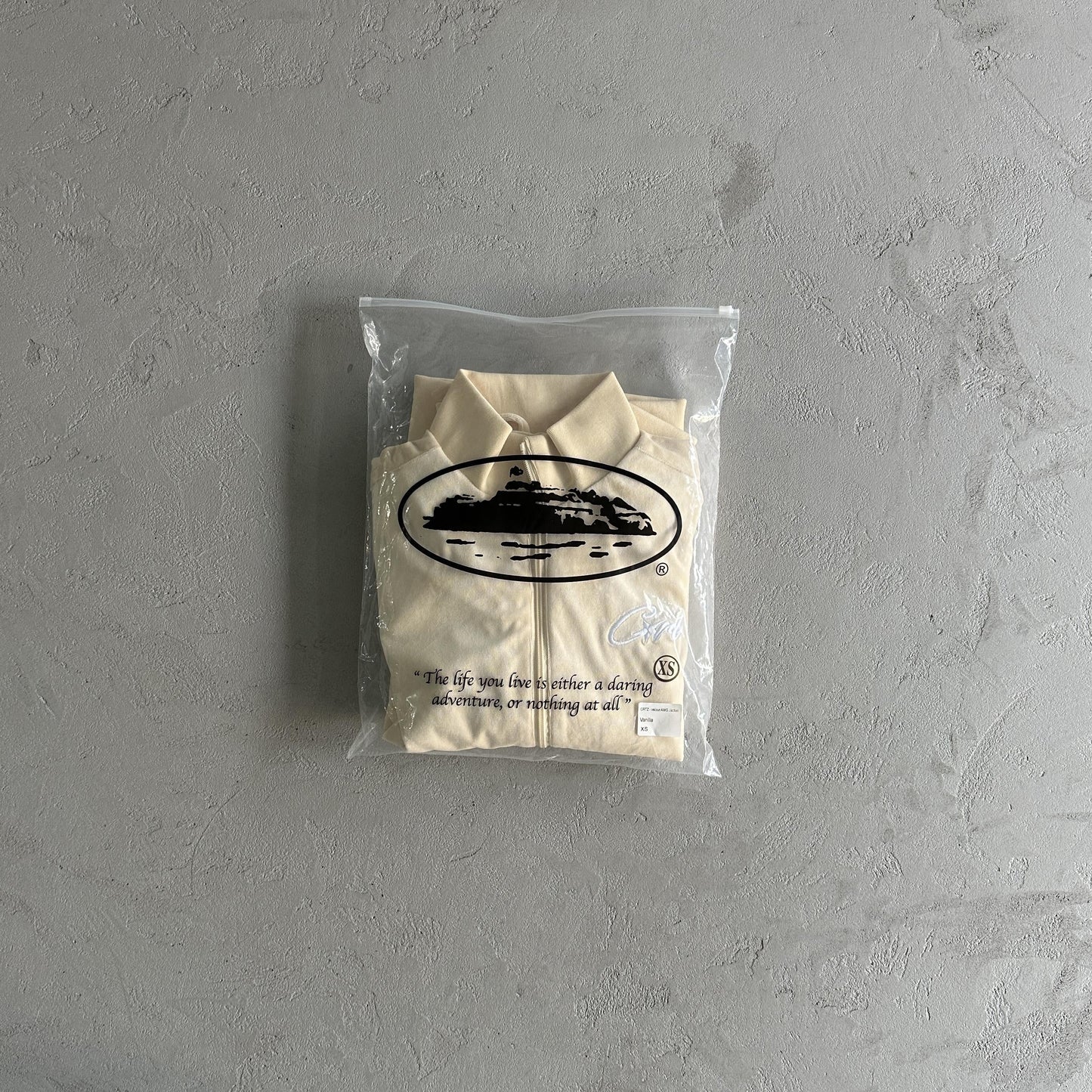 Corteiz Velvet Jacket Cream